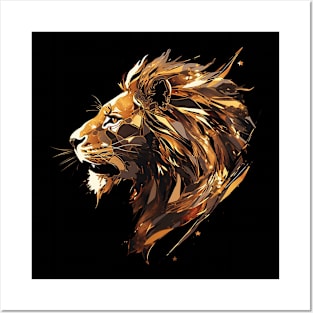 lion Posters and Art